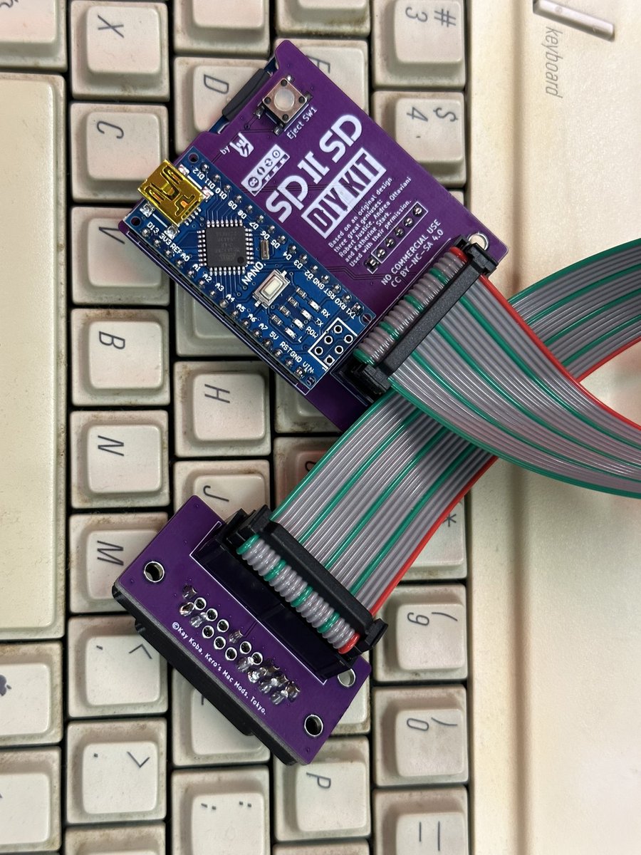infinity5750's tweet image. *Reposted due to spelling mistake
The SP2SD DIY kit version is just finished. It will be open source. If I upload Gerber to my GitHub, you can build it yourself. We also have PCB for sale in our shop, we will let you know when it is ready!

#SP2SD #SMC #SmartportSD #KerosMacMods