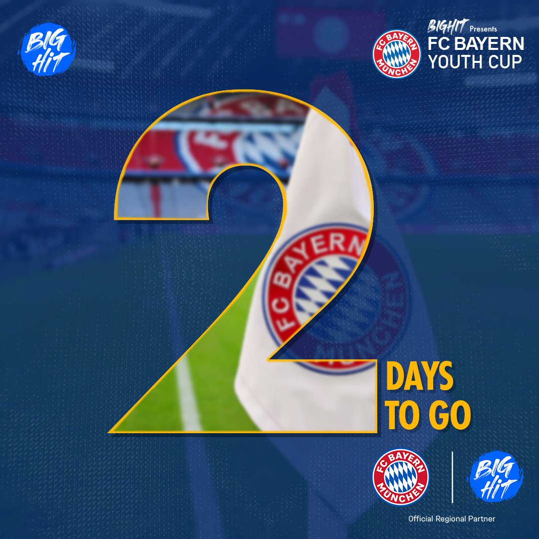 2 days later, BigHit presents FC Bayern Youth Cup National Finals 2023 will be yours to enjoy. #FCBayern #Football #BigHitwithBayern #Footballer