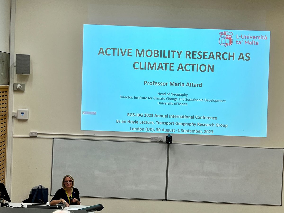 Maria Attard (@mtmariaatt) on Twitter photo Just returned from the <a href="/RGS_IBG/">Royal Geographical Society (with IBG)</a> Annual Meeting. Honoured to have delivered this year’s Brian Hoyle lecture, organized by the Transport Geography Research Group. Thanks to everyone who attended and contributed to a great discussion ☺️❤️ <a href="/HTitheridge/">Helena Titheridge</a> <a href="/cl_morton/">Craig Morton</a> #transportgeography Just returned from the <a href="/RGS_IBG/">Royal Geographical Society (with IBG)</a> Annual Meeting. Honoured to have delivered this year’s Brian Hoyle lecture, organized by the Transport Geography Research Group. Thanks to everyone who attended and contributed to a great discussion ☺️❤️ <a href="/HTitheridge/">Helena Titheridge</a> <a href="/cl_morton/">Craig Morton</a> #transportgeography