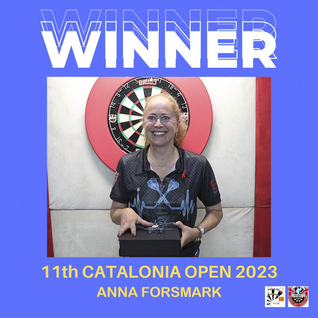 FCDards's tweet photo. #Cataloniaopen2023 #dards #darts
CATALONIA OPEN 2023 ladies winner
ANNA FORSMARK 4-3 SHANA VAN NIEUWENHOVEN
#calellabcn
@calellaesmes @calellabcnturisme
@esportcat @dartswdf @ufeccat https://t.co/kq1n3xabwH