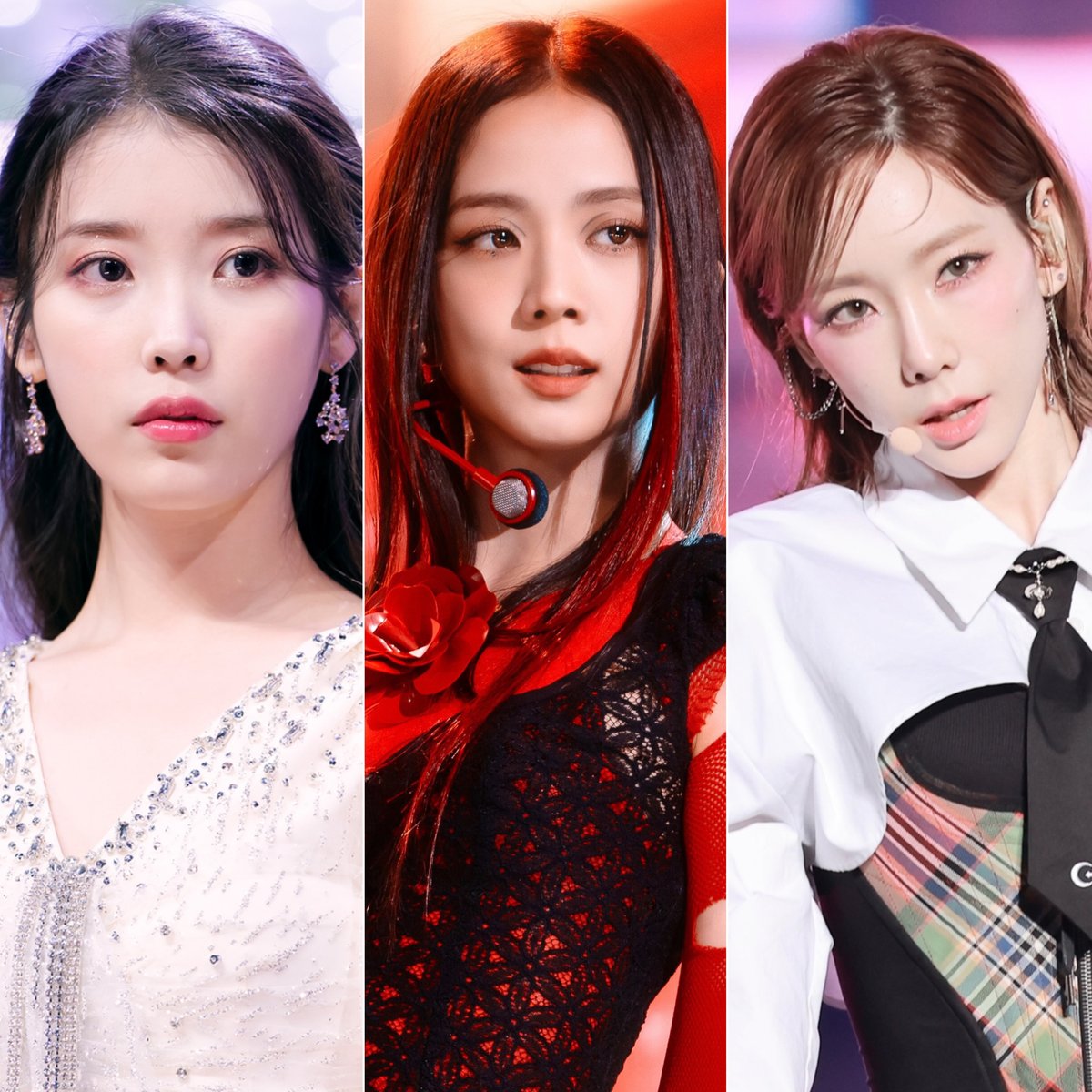 PopCrave's tweet photo. Jisoo joins IU and Taeyeon as recent "Female Solo of the Year" (DAESANG) recipients at the Brand of the Year Awards. https://t.co/6n8HOPjSej