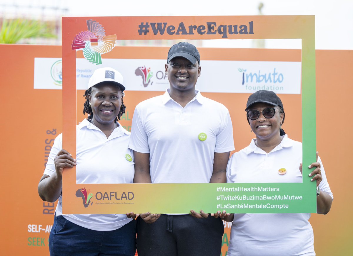 We are equal and together we can thrive! 

The @OAFLAD’s #WeAreEqual campaign that we launched today promotes wellness for all, through gender equality, with a focus on mental health as it is the foundation for our wellbeing.

For more photos: flickr.com/gp/jeannette_k……