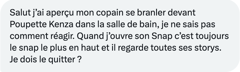 JeSuisPasFidele's tweet photo. Ça va beaucoup trop loin avec poupettekenza 🫨 https://t.co/18xQd0uKYK
