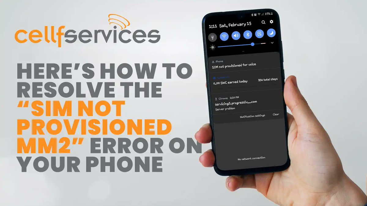 cellfservices's tweet image. 📱 Dealing with the 'Sim Not Provisioned MM2' error? 🤔 Don't worry, we've got your back! Check out our step-by-step guide on resolving this pesky issue and get your phone back in action! 🛠️📶 Read Here: cellfservices.com/blog/cell-phon…