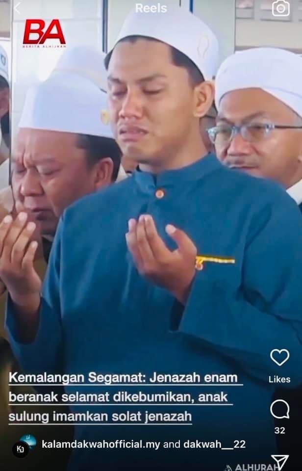 TweetIslamik's tweet image. Pilu sangat &amp;amp; luluh hati melihat berita &amp;amp; video yang tular hari ni. Bergetar suara anak sulung sewaktu mengimamkan solat jenazah 6 ahli keluarga yang maut kemalangan.

Aruah ayahnya seorang imam.
Aruah ibunya seorang ustazah.
Malah aruah adik-adiknya ialah pelajar tahfiz.
Anak…