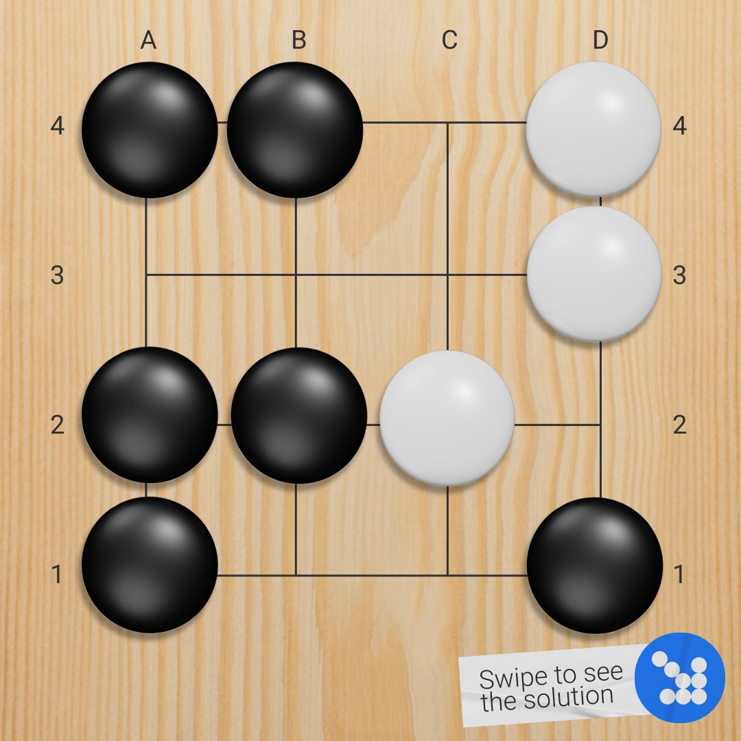 gomagic_org's tweet photo. A puzzle on the fan of Cho U, 9 dan.
Black to play. ⚫️
#GoGame #Baduk #Weiqi #Igo #GoMagic #BoardGame #TraditionalGame #AncientGame #ChineseGame #JapaneseGame https://t.co/oWkodbiKVn