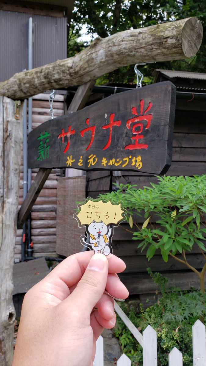 katosangyo1963's tweet photo. 本日はこちら！🐱
またやってきました水之元キャンプ場の #サウナ堂 さん🔥
今回はお友達家族ときゃんぷ⛺
サウナはロウリュできるし二階建てで最上段はアチアチ🔥道志の天然水掛け流し水風呂も川に飛び込むのも最高です🐧✨
息子はお友達の女の子とサウナ満喫🔥父親よりリア充してるんじゃない👿！ https://t.co/kmlbHt7bGV