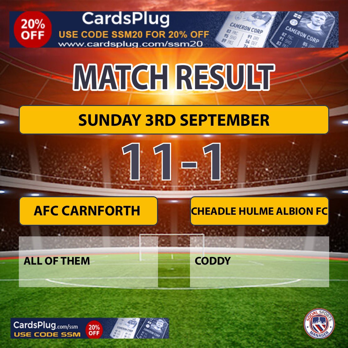 Cheadle Hulme Albion Vets F.C tweet media