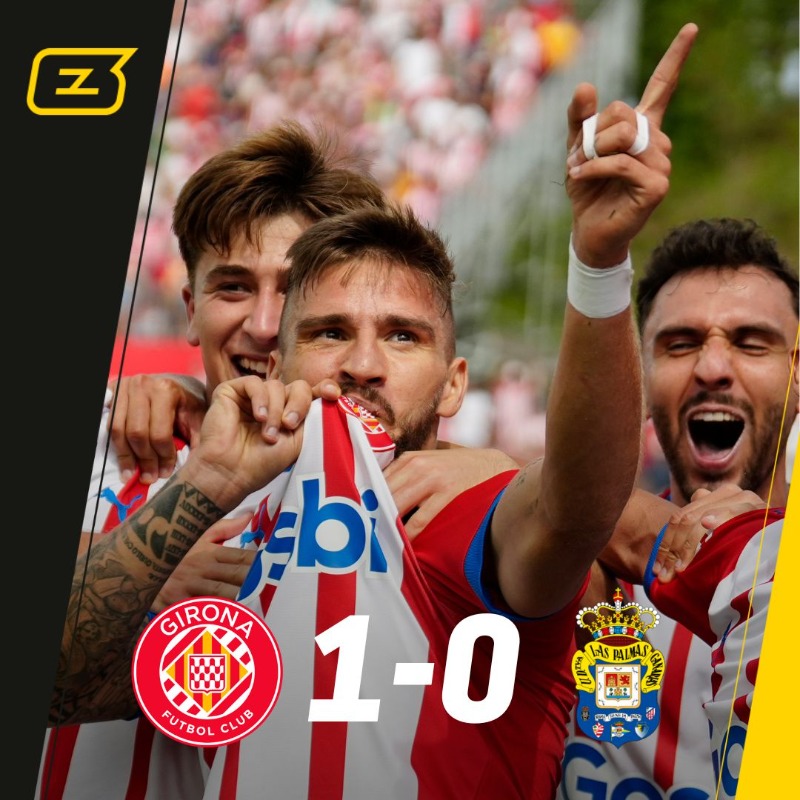 esport3's tweet photo. 💥💥 QUE OPORTÚ!

💪 Portu redebuta a Montilivi marcant el gol de la victòria en el minut 88

⚪🔴 El Giroma suma 10 punts en les quatre primeres jornades

#GironaLasPalmas