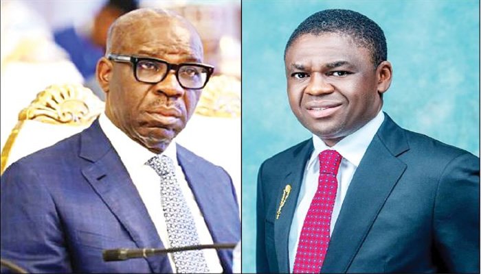 odoslala's tweet photo. The deputy governor of Edo State, Philip Shaibu, has reportedly been relocated to a separate building outside the Government House.
 The new office is situated at No. 7, Dennis Osadebey Avenue, close to the Government House. https://t.co/md9usXkaxL