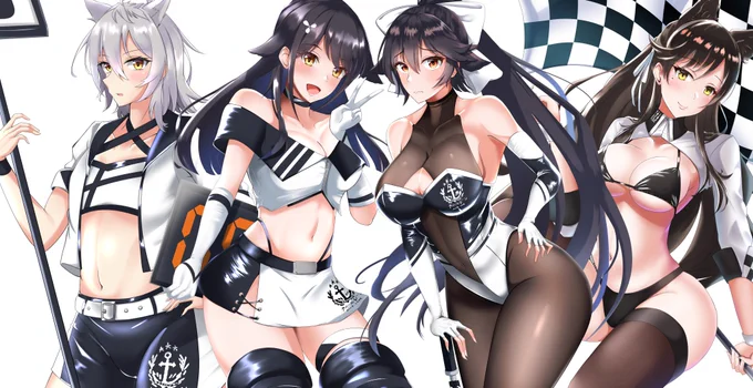 6周年めでたい!!高雄型姉妹RQや!!!#アズレン6周年アート 