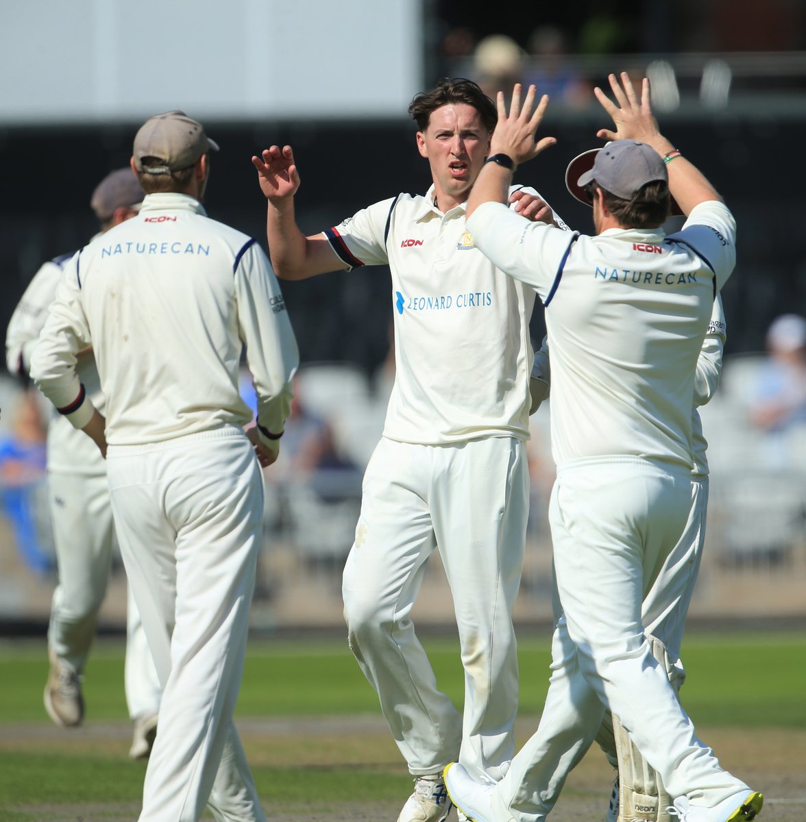 What a day Liam Grey is having as he removes <a href="/LongridgeCC/">Longridge CC</a>  opener and number 3! 🙌