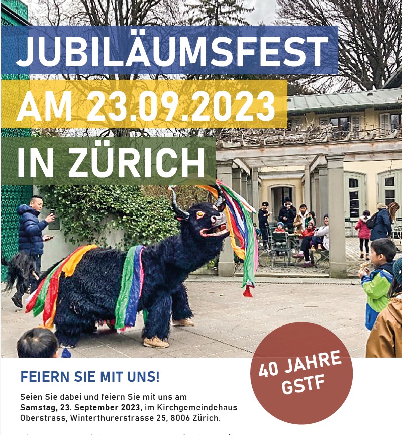 Seien Sie dabei und feiern Sie am Samstag, 23. September 2023 in Zürich, 40 Jahre GSTF! 40 Jahre Engagement, 40 Jahre Aktionen zur Sensibilisierung und Unterstützung der Sache Tibets und für die Freundschaft zwischen Tibeter:innen und Schweizer:innen: gstf.org/2023/07/06/jub…