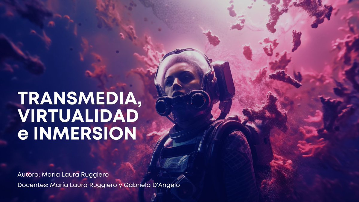 Transmedia, Virtualidad e Inmersión- CITEP- tweet media