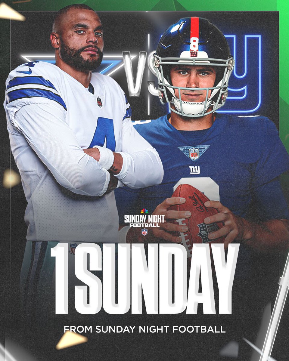 SNFonNBC's tweet photo. See you next Sunday! 😍

#DallasCowboys | #NYGiants https://t.co/j5XqA3ttEX