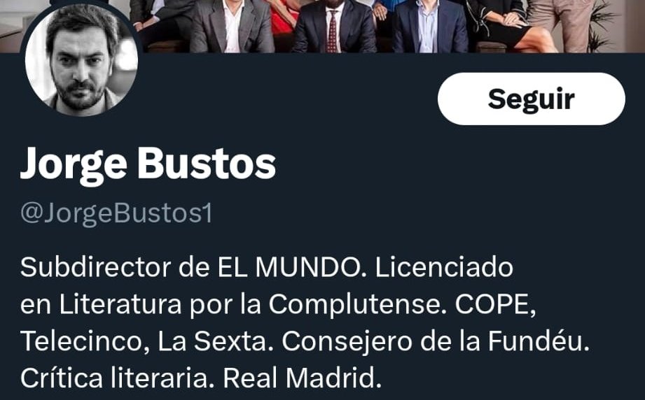 Jorge Bustos: Subdirector de El Mundo.🤡
Diego S. Garrocho: Jefe de Opinión de ABC.🤡
La élite de la prensa de derechas pañola.🤡

No tienen ni idea de que los mensajes de alerta se envían mediante Cell Broadcast, un sistema de radiodifusión que ni siquiera geolocaliza tu móvil.