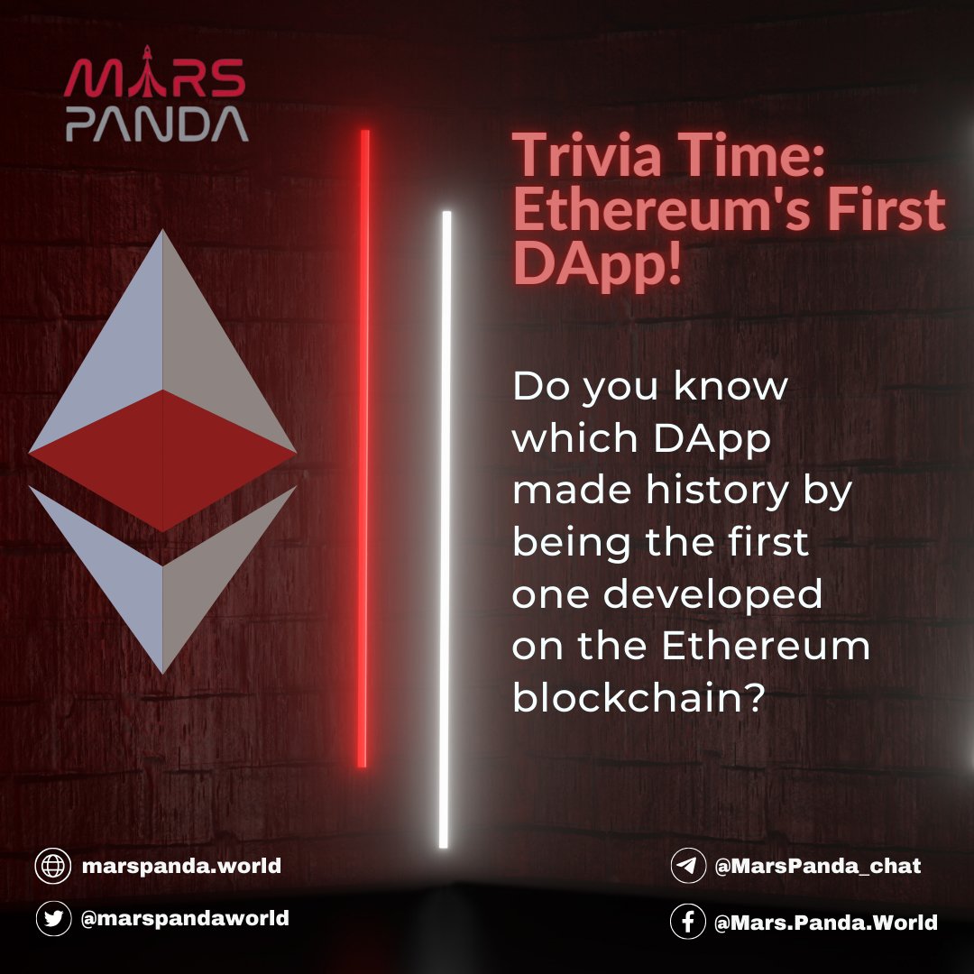 Think you know the answer?  

💡Hint: It's a game of chance where you roll the dice with Ether (ETH)!  Comment your answer below, and we'll reveal the exciting history behind it! 🎲💰    

#MPT #CryptoTrivia #BlockchainHistory