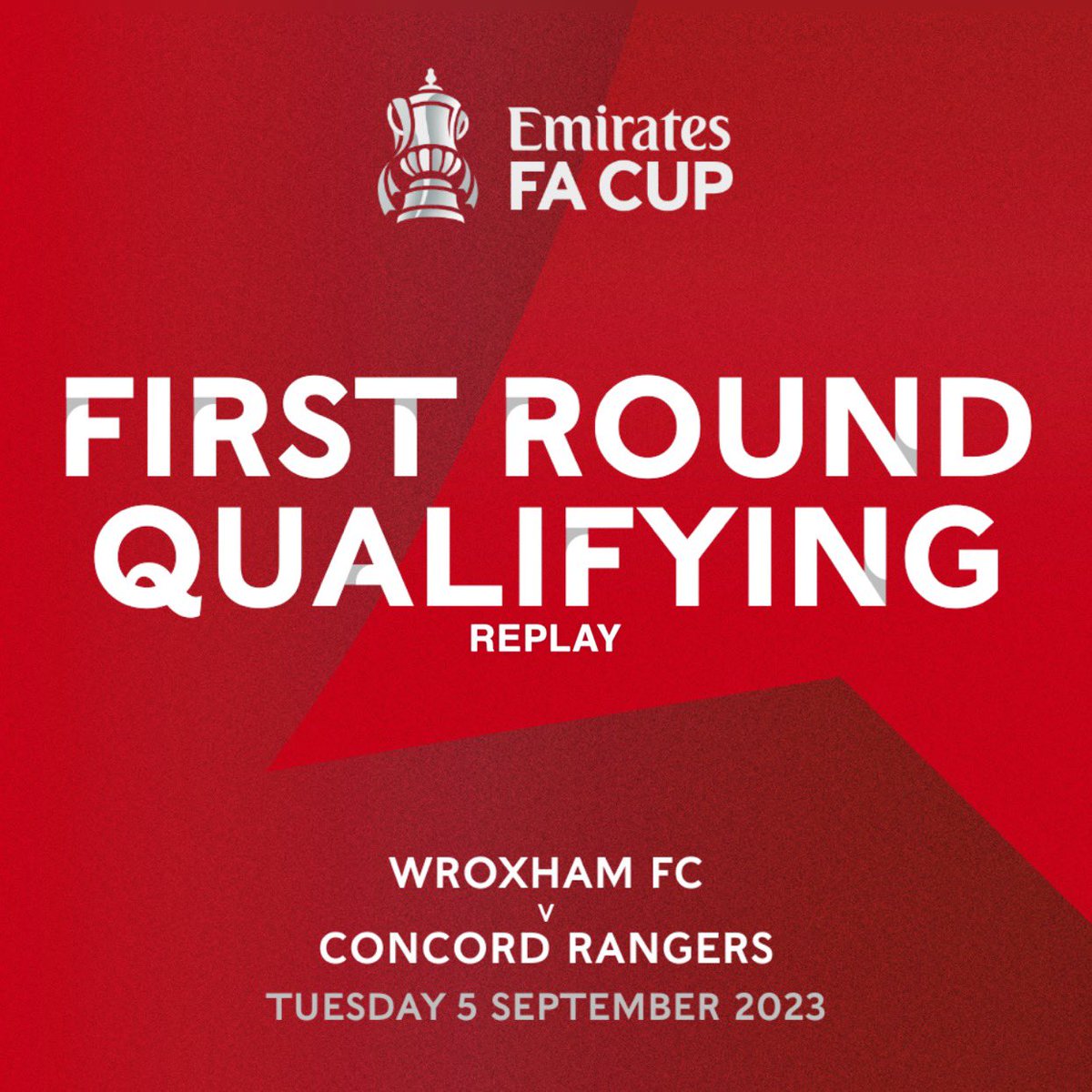 Hi guys @FutbologyApp please can you add @The_Yachtsmen v @ConcordRangers FA Cup Replay to this Tuesday's matches 👍🏆