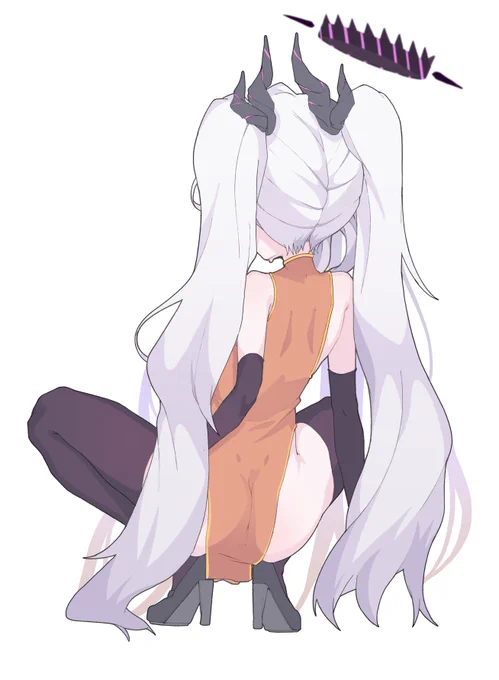 #ブルアカ  #ブルーアーカイブ  後ろ 