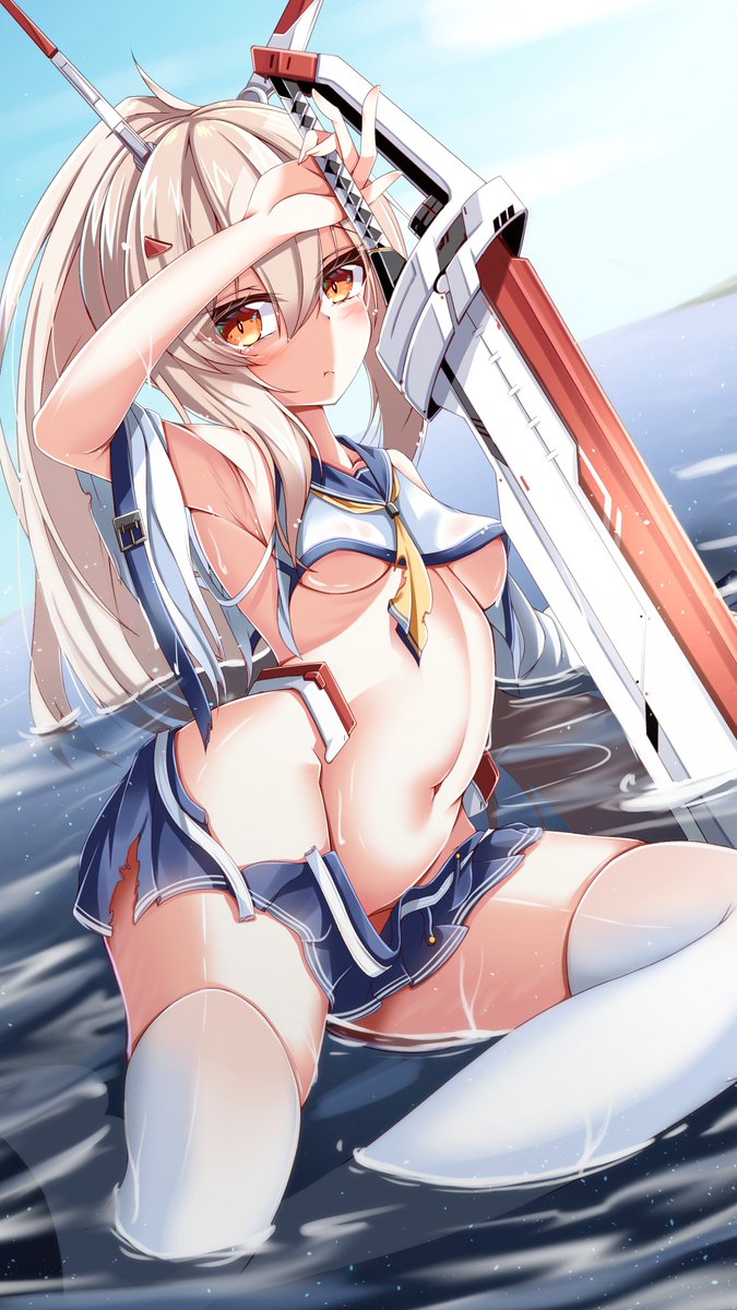 「母港開設記念演習......。ちょっと厳しい......です」

#アズレン6周年アート
@azurlane_staff 