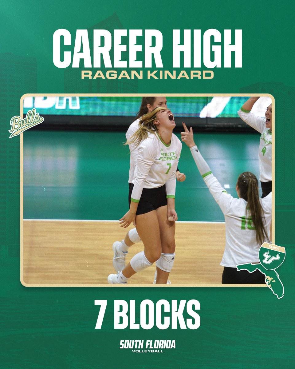 No. 6 with a career-high 6⃣ blocks and No. 7 with a career-high 7⃣ blocks in the same match? We couldn't have written it better even if we tried 😉

#WeAreBULLS x #HornsUp🤘