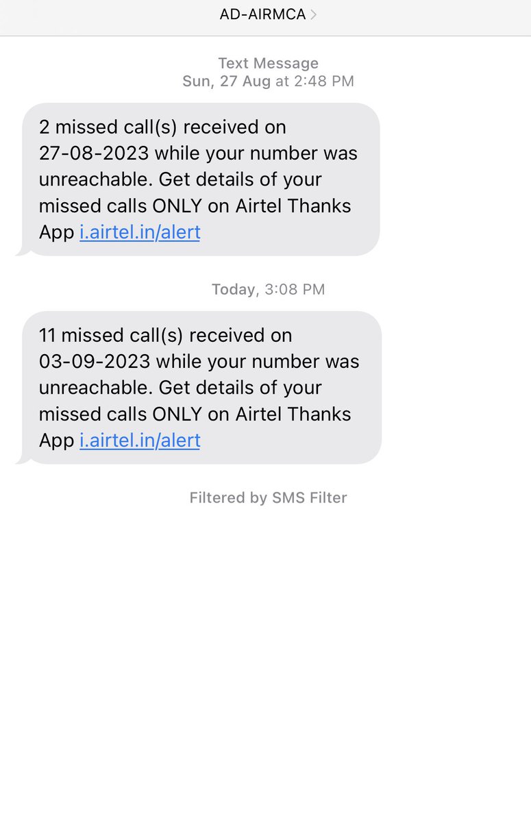 SaurabhAllen's tweet photo. @airtelindia @Airtel_Presence @sunilmittal22 Can we resolve the network issue without the inconvenience to user. Attaching few images of before and after usage of 5G SIM card. I have ticket numbers from your customer care and your app, but, overall disappointed. @TRAI https://t.co/QkH4KGwzBg