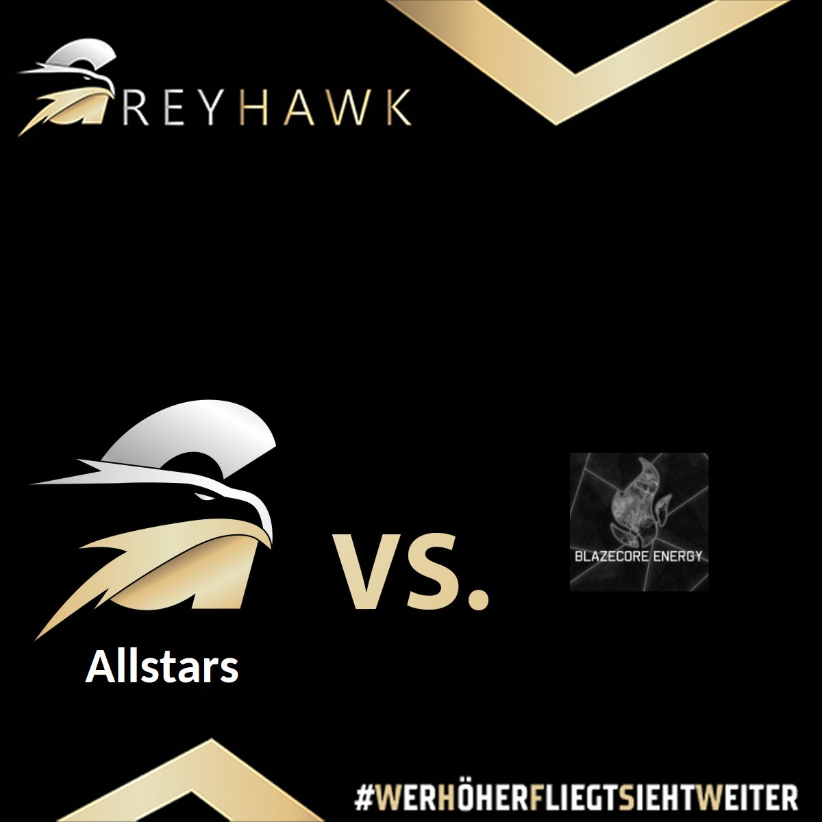 GreyhawkG's tweet photo. Heute ist das Allstars Team dran
Sie spielen um 18 Uhr gegen Balzecore Energy

Den Spaß könnt ihr bei @leCintrix gucken

https://t.co/lzEfobcPvj https://t.co/trSPjizYNW