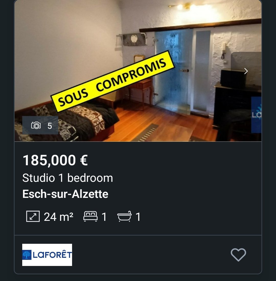 ptargino's tweet photo. @AlexandreSWE Aqui compra um Studio de 24m² numa cidade a meia hora de trem da capital. E esse daqui já foi reservado :) https://t.co/z8LS5ZlzCe