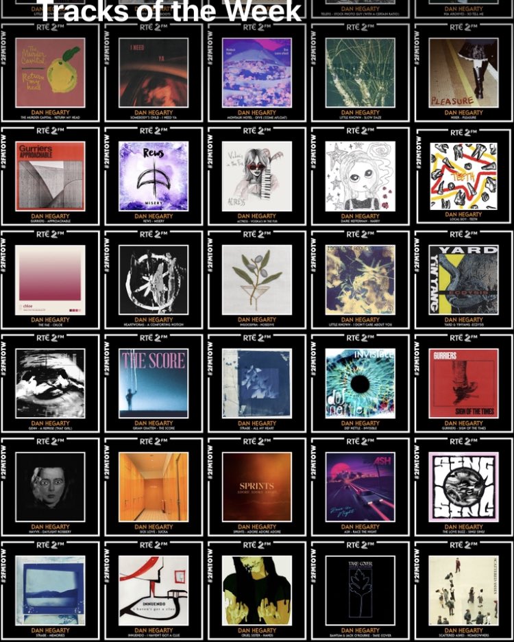 🎤 Dan Hegarty 🎧 (@talldanhegarty) on Twitter photo My #2FMTOTW tracks so far this year… some incredible material from acts like @sprintsmusic, <a href="/HAVVKmusic/">HAVVK</a>,<a href="/MurderCapital_/">The Murder Capital</a>, <a href="/__littleknown__/">Little Known</a>, <a href="/TheFae_dublin/">The Fae</a>, & others My #2FMTOTW tracks so far this year… some incredible material from acts like @sprintsmusic, <a href="/HAVVKmusic/">HAVVK</a>,<a href="/MurderCapital_/">The Murder Capital</a>, <a href="/__littleknown__/">Little Known</a>, <a href="/TheFae_dublin/">The Fae</a>, & others