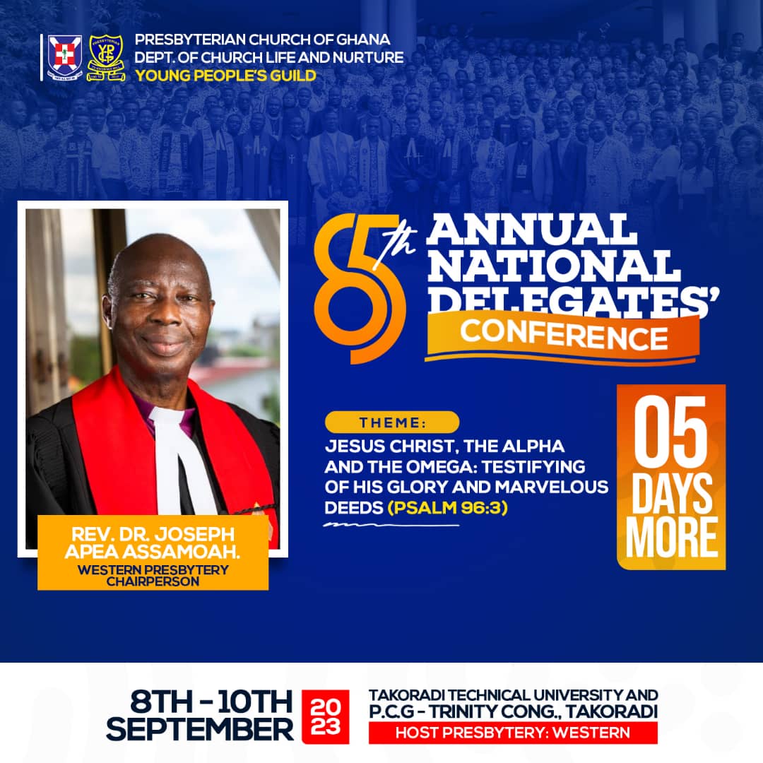 W_PresbyteryYpg's tweet image. COUNTDOWN - 5 DAYS MORE 

The Host Presbytery Chairperson and Youth Coordinator's Rep for the 85th #ANDC is calling for a welcoming Grace, powerful conference.

#westernpresbytery
#ANDC
#ServiceAllTheWay
#ToKnowHisWillAndToDoIt .