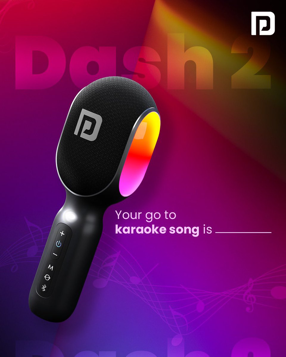 Portronics's tweet photo. Fill in the Dash with your go to karaoke jam!
- Wireless karaoke mic with speaker
- Professional high definition audio speaker
- TWS Bluetooth connectivity
- FM transmitter
Check out now on https://t.co/NisrWmdbEq
#Dash2 #Speaker #Portronics #PortronicsIndia #newlaunch https://t.co/QzdalkNi9Q