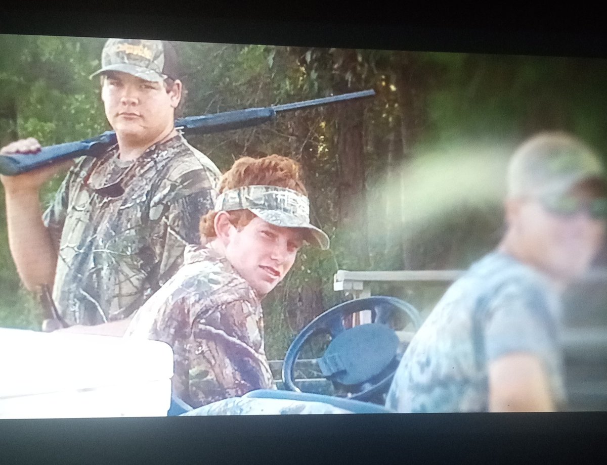 NotAshleyAgain's tweet photo. In The New #Murdaugh documentary,there's a pt where Buster is talking about the stolen gun & how it's still out there. Then this pic quickly flashes.Why this pic in particular for that pt? This is #AnthonyCook, #PaulMurdaugh & #ConnerCook. Is Buster trying to tell us something? https://t.co/4rl9VY2NW7