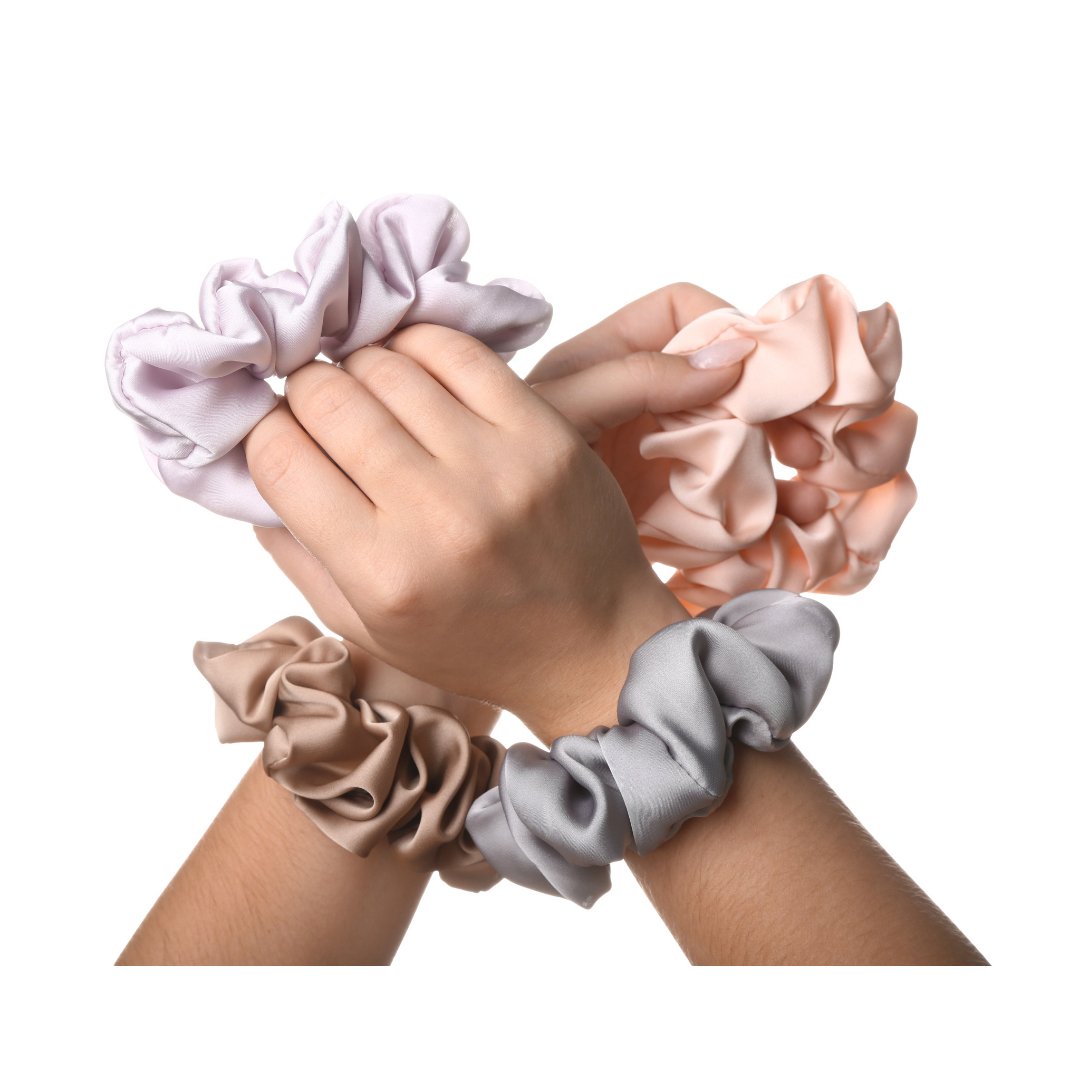 Embrace the vibrant colors of the season with our delightful collection of scrunchies! Perfect for adding a pop of style to any outfit. Which one would you choose? #HairAccessories #Fashion #ScrunchieLove
Share your pic of the Scrunchie ( Hair Accessories) you carry right now👍