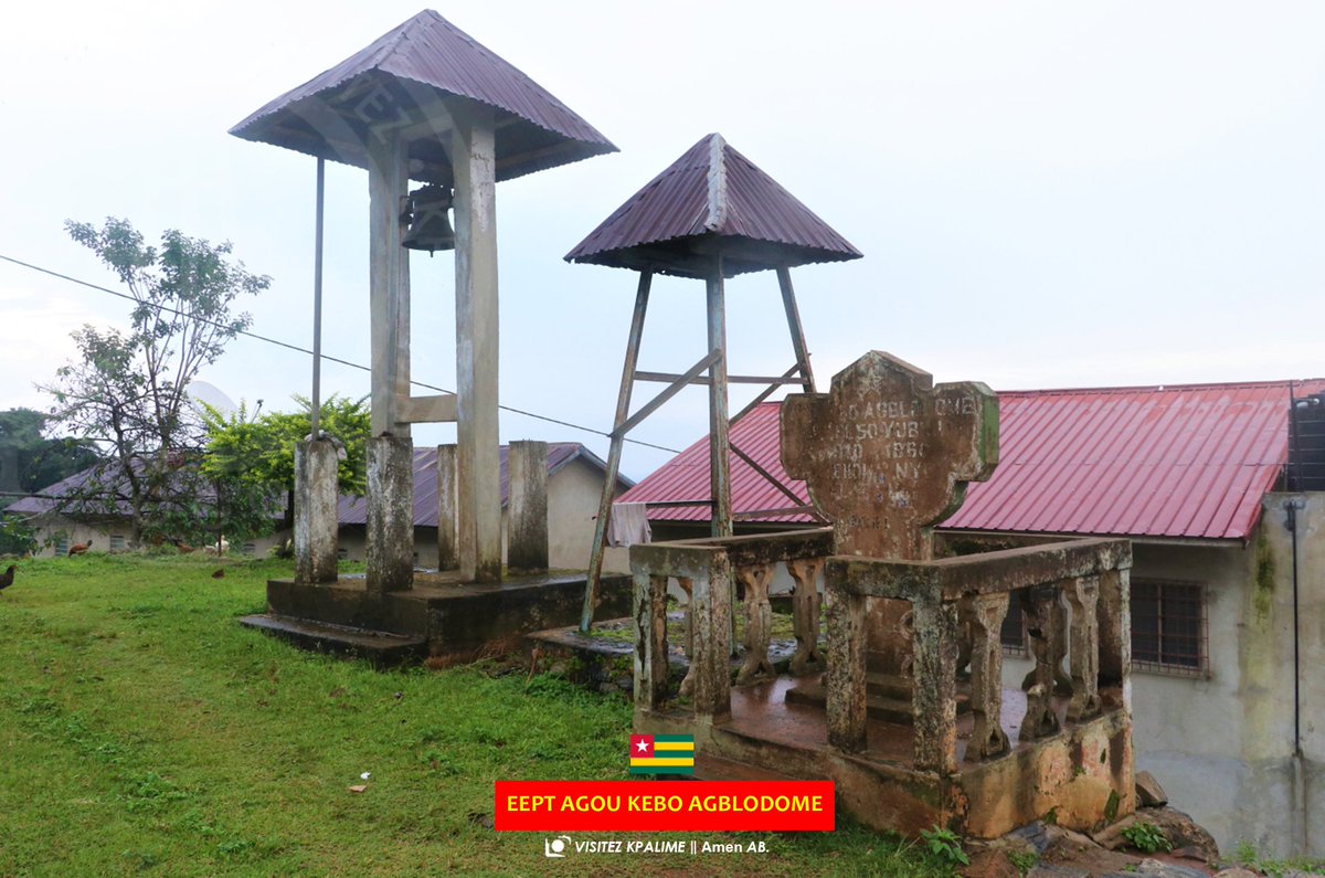visitezkpalime's tweet photo. #Hospitalité #Eglise #Togo🇹🇬
📍 EEPT AGOU KEBO AGBLODOME
L'Eglise Evangélique #Presbytérienne du Togo (#EEPT), paroisse d'Agou Kébo Agblobomé sur les flancs du Pic d'Agou.
Cette édifice de 113 ans d'existence est construite en 1910.
#VisitezKpalimé #Agou #TT228 https://t.co/4yz7ruCKSd