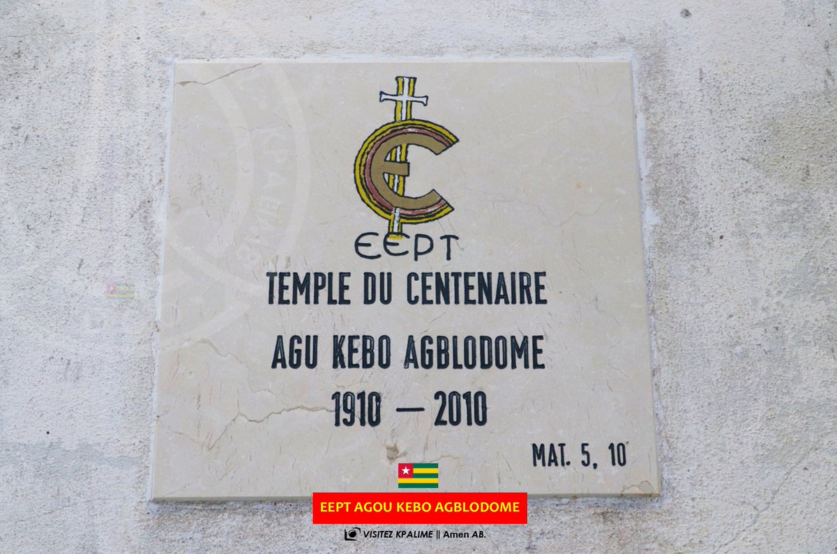 visitezkpalime's tweet photo. #Hospitalité #Eglise #Togo🇹🇬
📍 EEPT AGOU KEBO AGBLODOME
L'Eglise Evangélique #Presbytérienne du Togo (#EEPT), paroisse d'Agou Kébo Agblobomé sur les flancs du Pic d'Agou.
Cette édifice de 113 ans d'existence est construite en 1910.
#VisitezKpalimé #Agou #TT228 https://t.co/4yz7ruCKSd