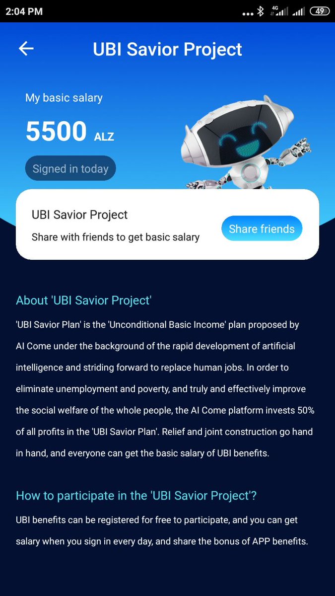 ☑️ Life time earning
☑️ Sign up free
☑️ Sign up bonus
☑️ Easy to earn daily
☑️ Stable income

h5.aicoming.world/register?invit…

MESSAGE ME WHEN YOU ARE DONE🤩🤑🤑