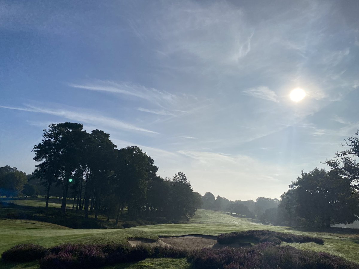 plestee's tweet photo. Beautiful morning after a foggy start @StonehamGC. The recovery from maintenance week has been excellent and a great strike on the Bents too. Top work #TeamStoneham https://t.co/TTIb2E84cT