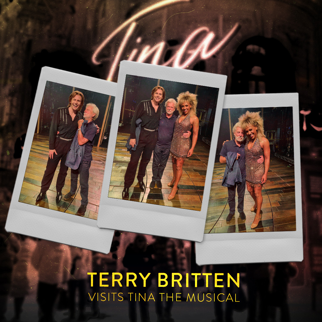 SPOTTED 👀: legendary singer-songwriter #TerryBritten stopped by the Aldwych Theatre this week! #TINATheMusical