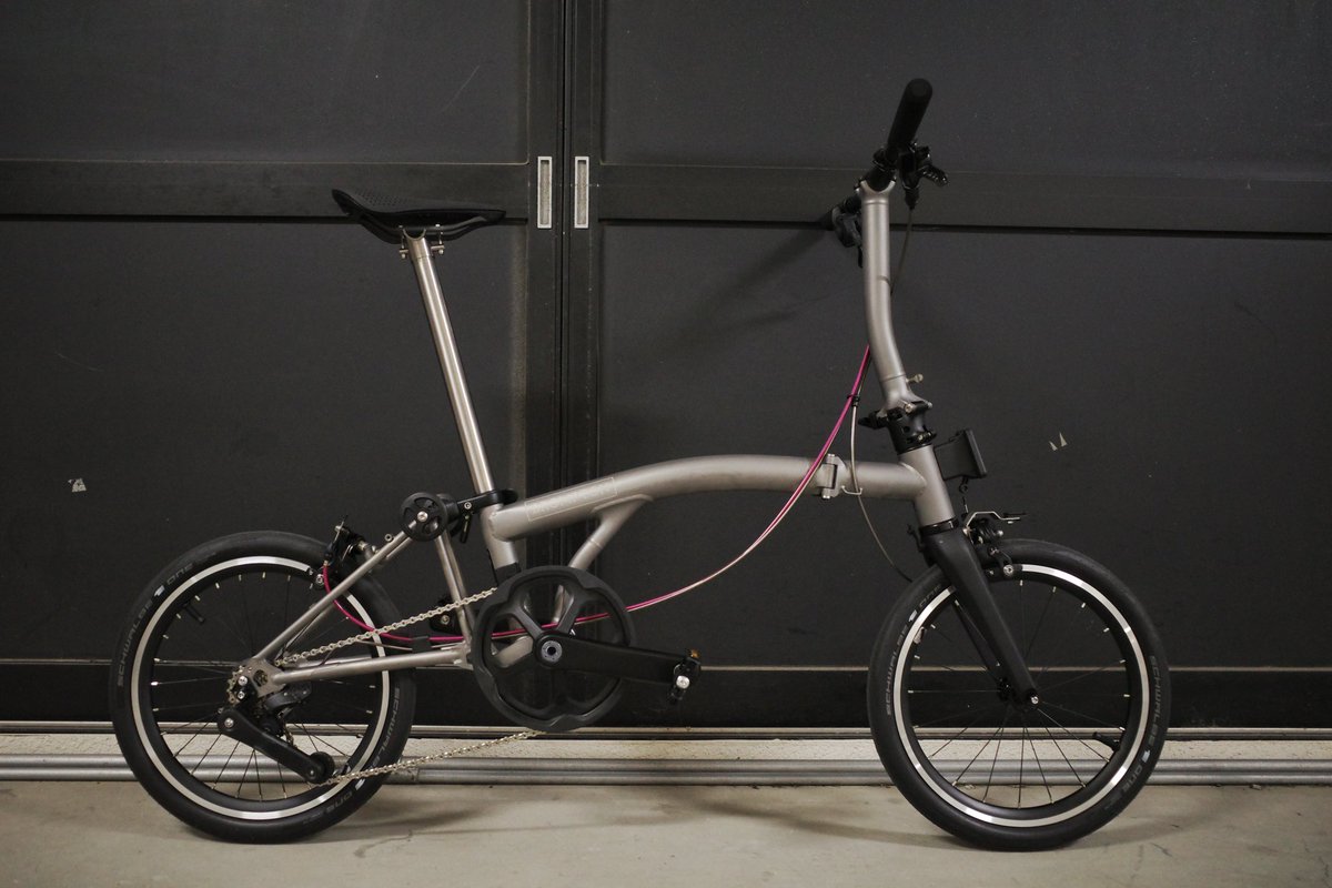 minivelo_birdy's tweet image. BROMPTON T-Line ご縁あって納車していただきましたー✨

とにかく軽くてビックリ、輪行が楽しくなりそうです。。

#ブロンプトン #BROMPTON #TLine #サイクルハウスしぶや
