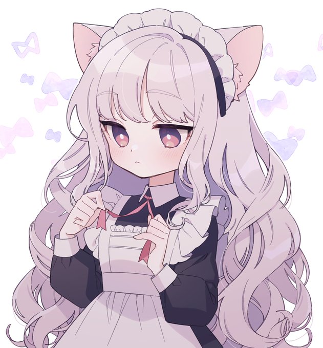 #いいねの数だけメイドさんにリボンつけるやります 