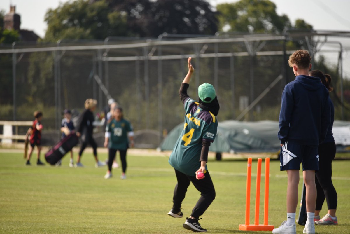 CricketDerbys's tweet photo. We are at @SwarkestoneCC for their Women’s Softball Festival today and the weather is lovely ☀️

A great showcase of women’s cricket this Sunday 🏏🔥 https://t.co/sOjzmtjNiy