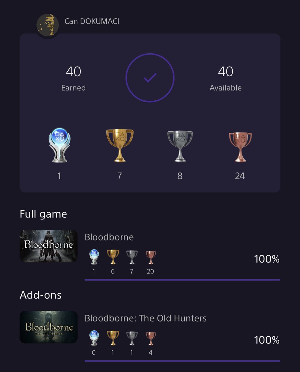 Remastered-remake-defination-60FPS vs bekleyeyim derken 60 yaşına gelip reflexlerimi kaybetmeden oynayayım dedim, oynamışken de platinlemek gerekirdi, tabii ki <a href="/emnctk/">Emin Çıtak</a> Emin’in bloodborne tam çözümü sayesinde 😎