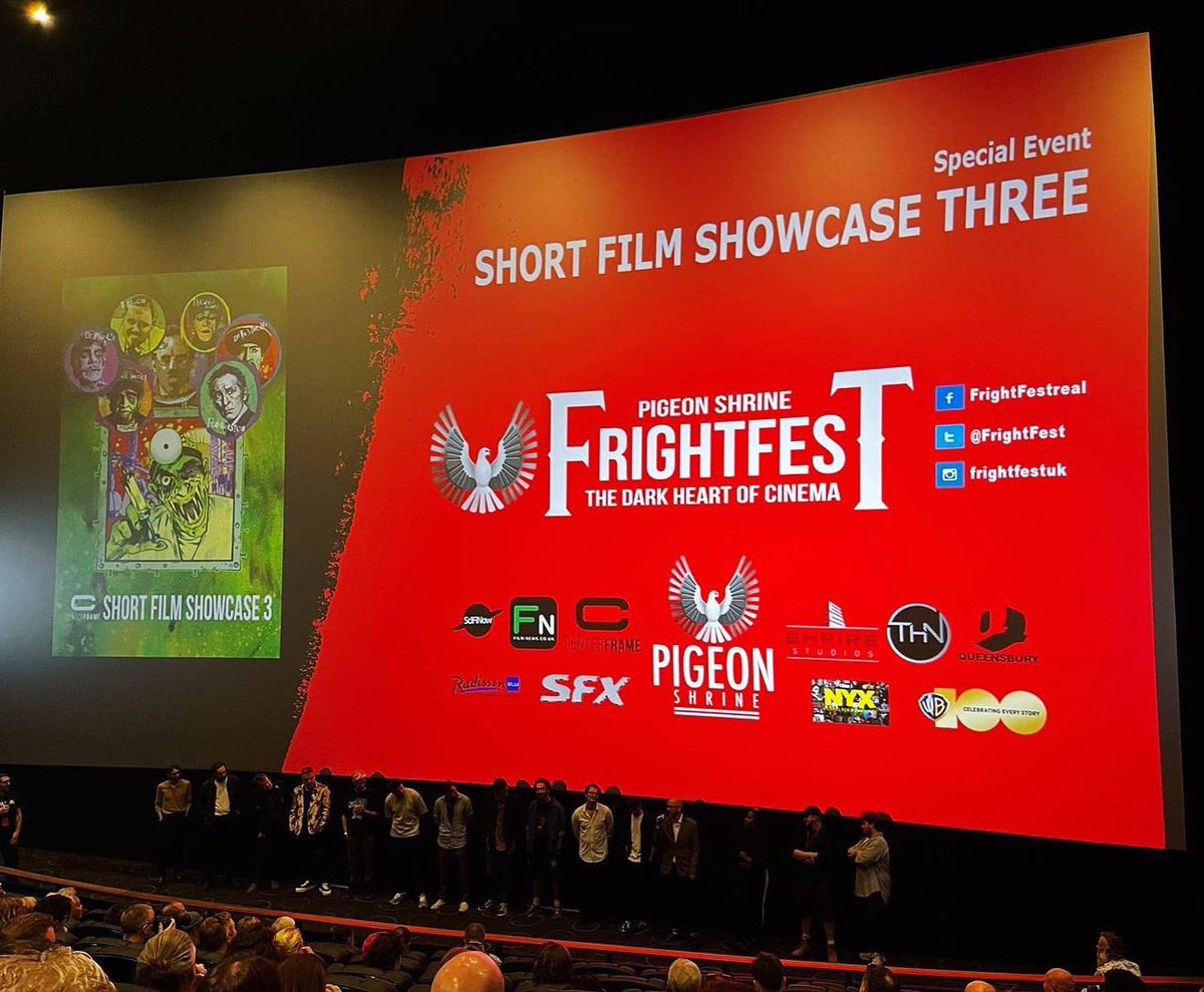 Staticflowprod's tweet photo. Had an amazing time at @frightfest last week for the premiere of Vestige 🎉 thanks to everyone who came down!

Great to see ours and so many other exciting shorts on the big screen!

#frightfest #filmfestival #horror #bfinetwork #shortfilm #indiefilm #supportindiefilm https://t.co/rkwrfUeAYQ
