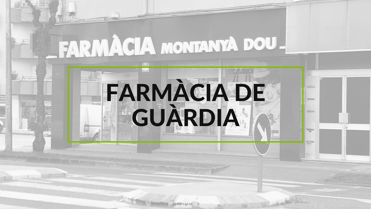 InfoGarrotxa's tweet photo. 👉🏽 Aquest divendres 3 de setembre la Farmacia de Guardia a Olot i la Garrotxa és la Montanyà (Av. Santa Coloma, 1) - 972260839 https://t.co/SdnUB9ZA0D