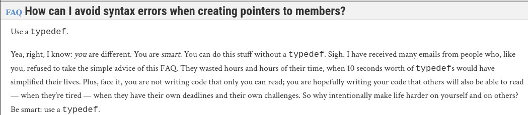 derfleck's tweet image. One got to appreciate the bluntness of @stroustrup