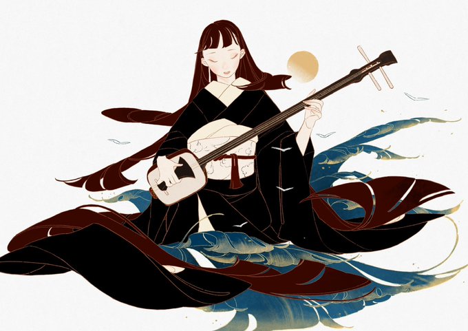 「black hair guitar」 illustration images(Latest)｜5pages