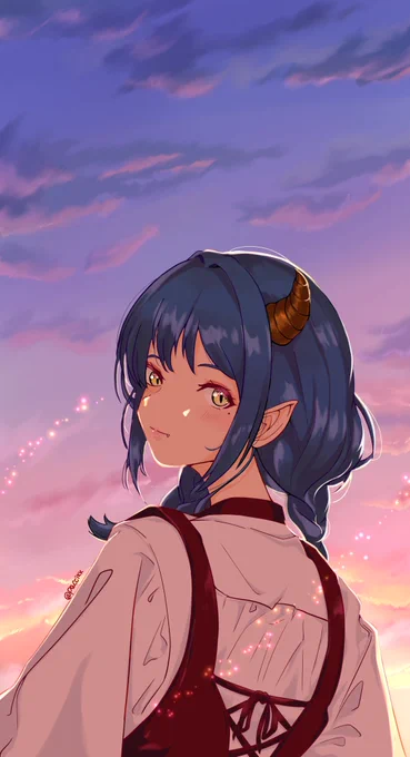 晩夏の夕暮れに 