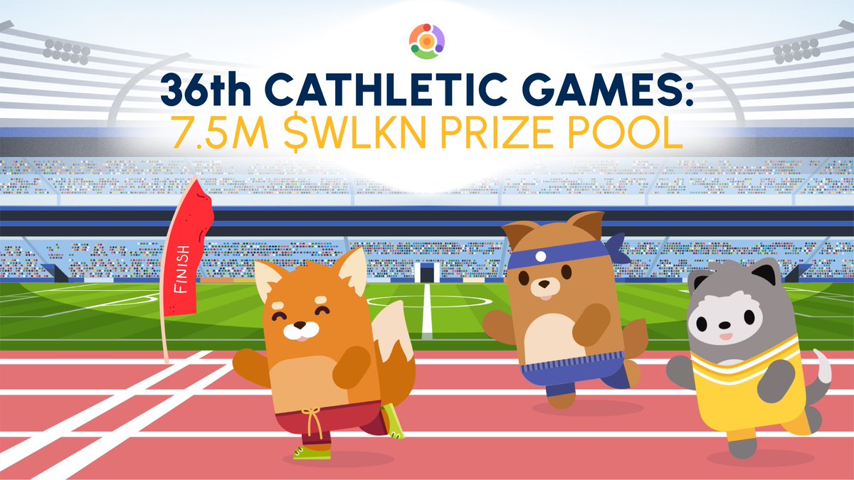 🏆 36TH CATHLETIC GAMES: 7.5M $WLKN PRIZE POOL 🐾 Total chests: 99789 ❗️ Now, brace yourself for the next adventure in the 37th CAThletic Games! Registration is LIVE until September 4, 12 PM UTC Projected prize pool: 7.5M $WLKN #walken_io #DeFi #web3
