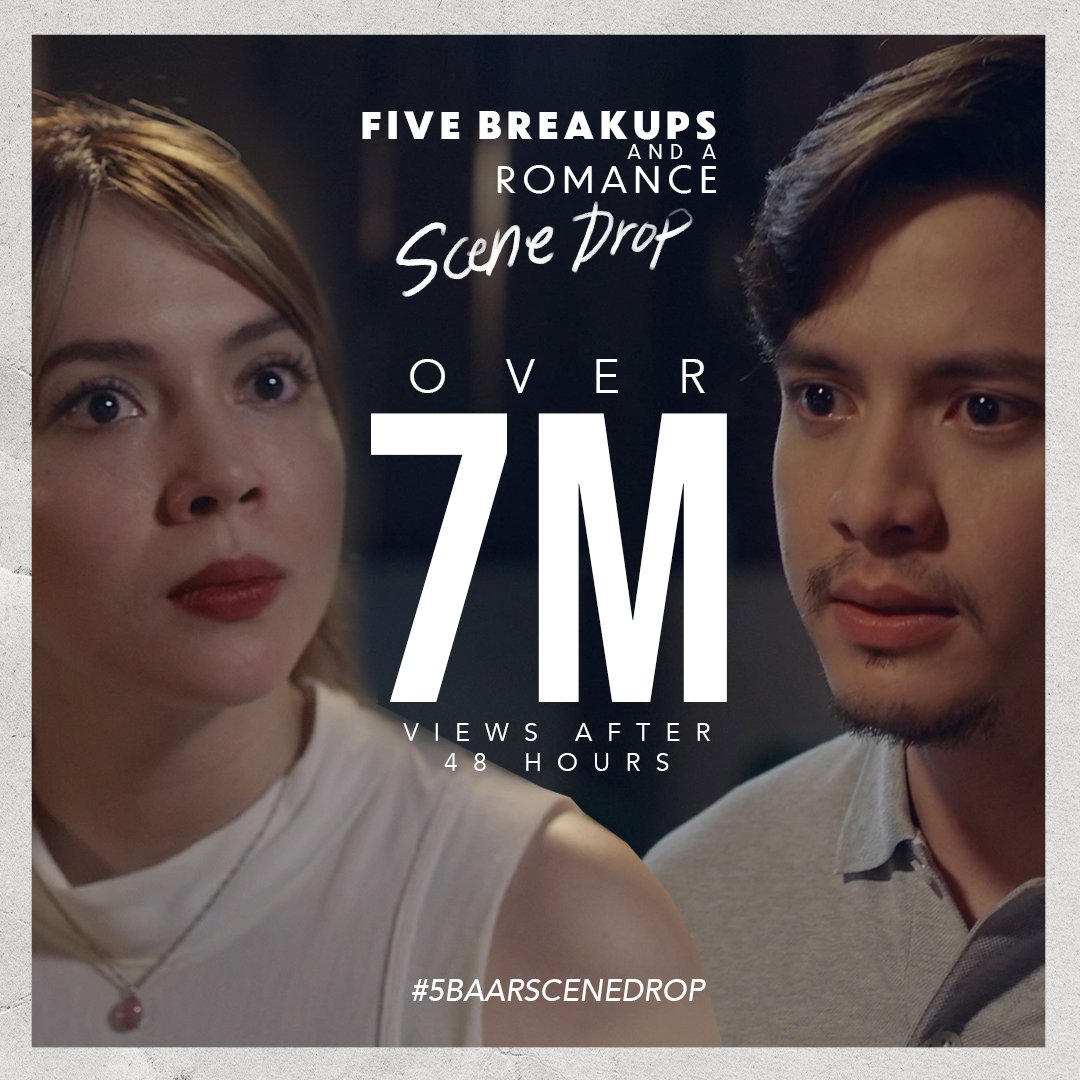 Maraming salamat sa napakainit niyong pagtanggap sa aming scene drop sa Five BreakUps And A Romance!

Anong pa ang susunod na gusto niyong makita tungkol kina Lance at Justine? 😉

<a href="/aldenrichards02/">Alden Richards</a>  <a href="/CSstudiosph/">Cornerstone Studios</a>  <a href="/GMAPictures/">GMA Pictures</a> 
#5BAARJustineLance
#FiveBreakupsAndARomance