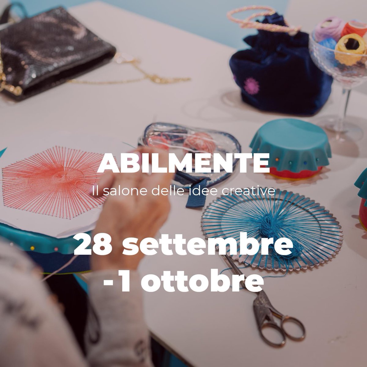 LingottoFiere's tweet photo. SaveTheDate 🗓️ 

🎨 28/09 - 1/10: Abilmente - Il Salone delle Idee Creative 
💎 29/09 - 1/10: Euromineralexpo 
🛋️ 30/09 - 8/10: Expocasa Torino 

#LingottoFiere #Torino #Eventi #eventiatorino https://t.co/xyHIzqIFp5